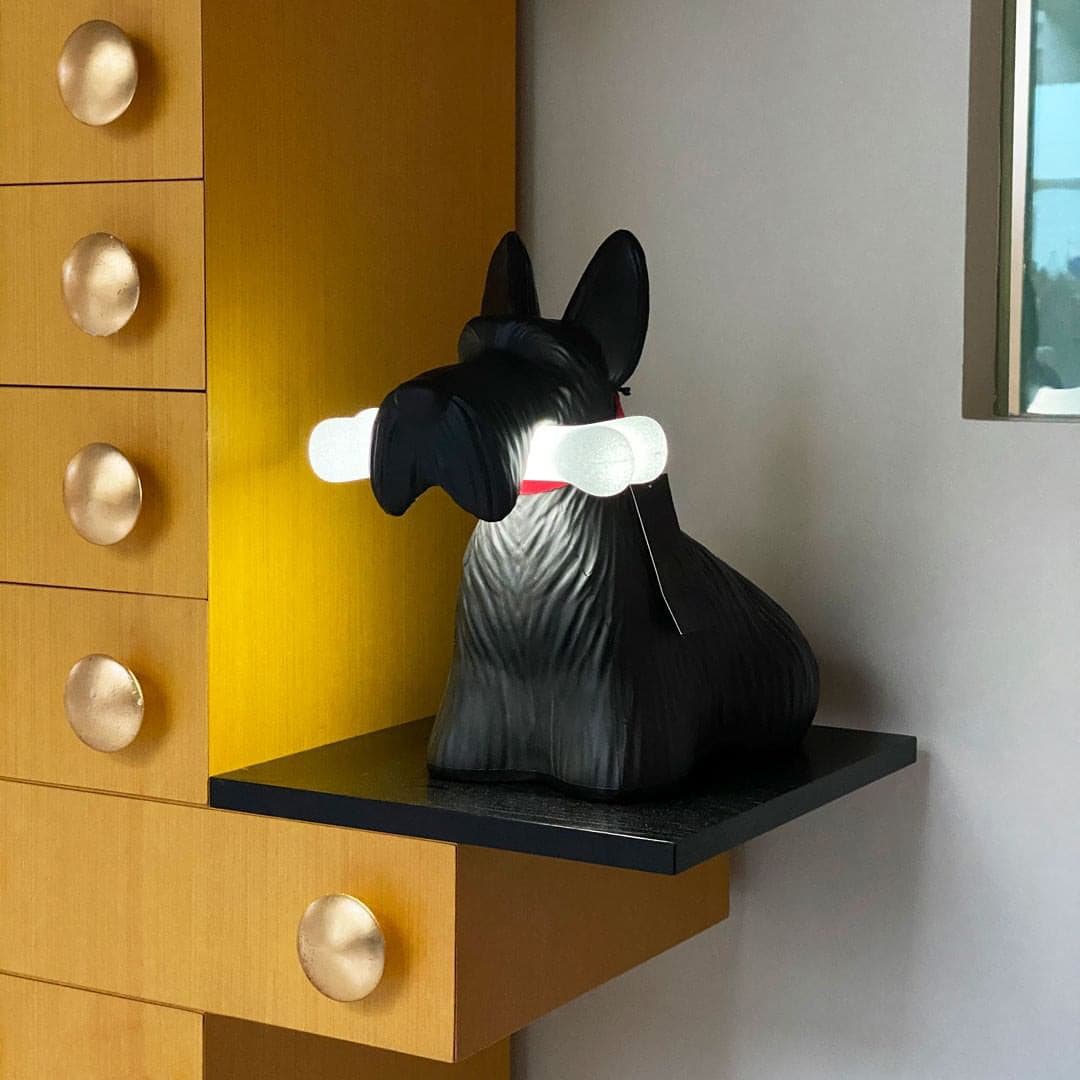 FidoGlow - Bedårende Scottie Hund Bordlampe