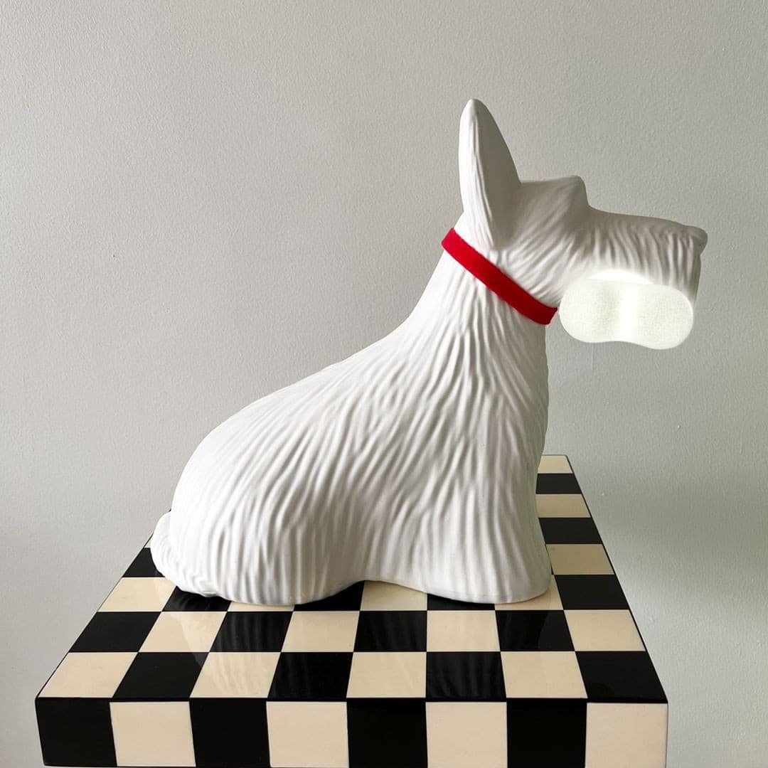 FidoGlow - Bedårende Scottie Hund Bordlampe