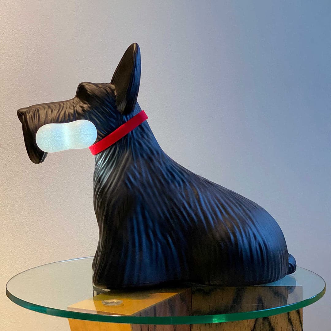 FidoGlow - Bedårende Scottie Hund Bordlampe