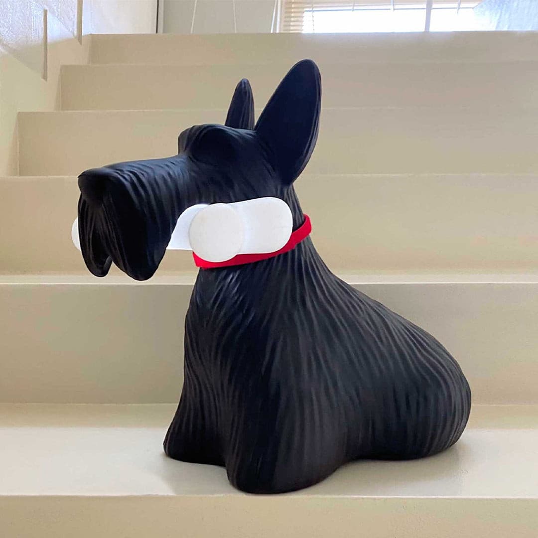 FidoGlow - Bedårende Scottie Hund Bordlampe