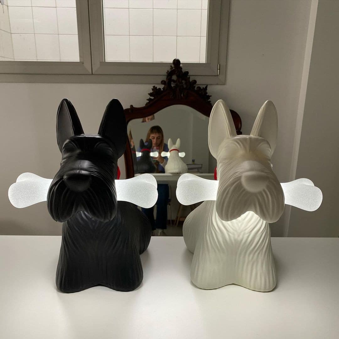 FidoGlow - Bedårende Scottie Hund Bordlampe