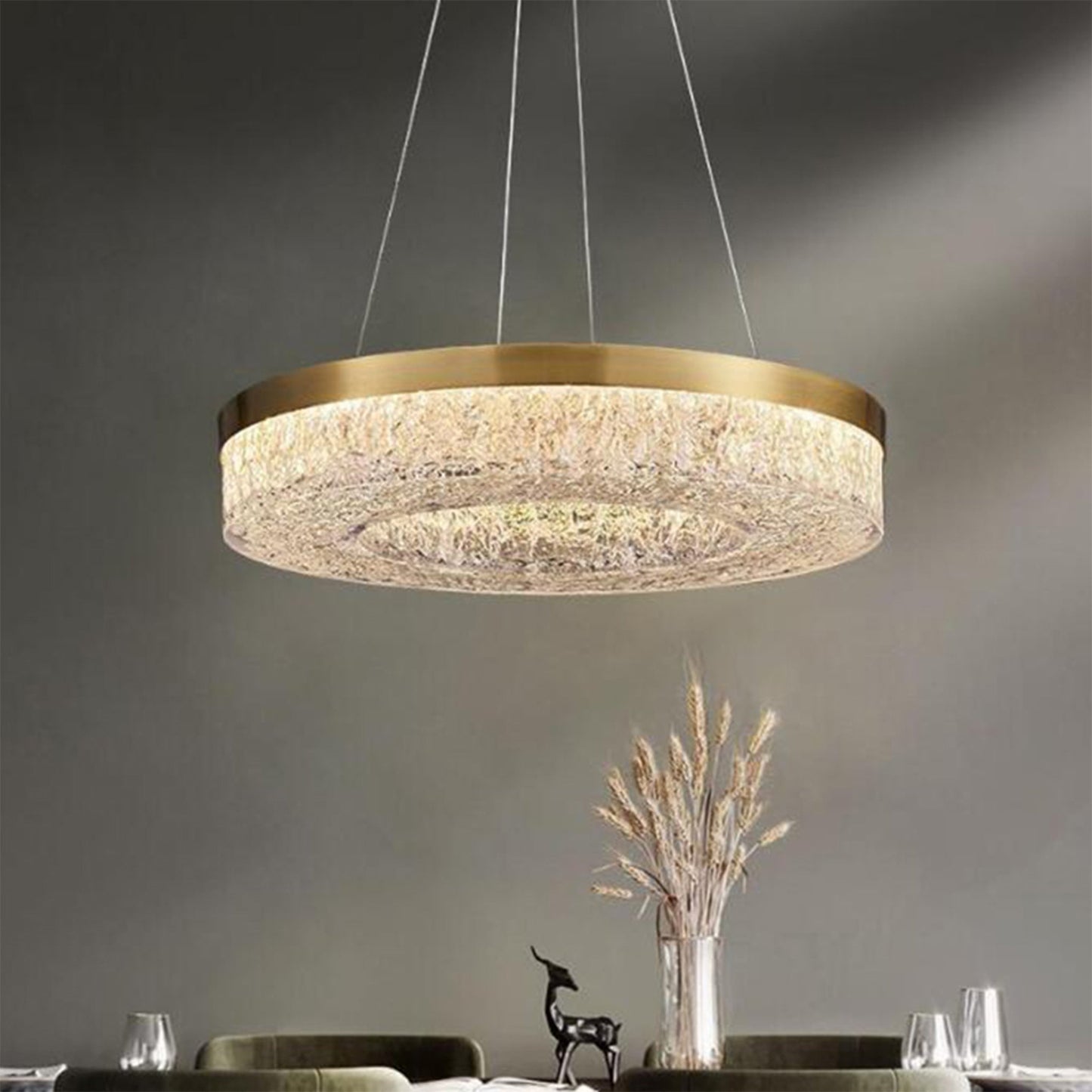 SelvaShine - Stylish Gold LED Pendant Light