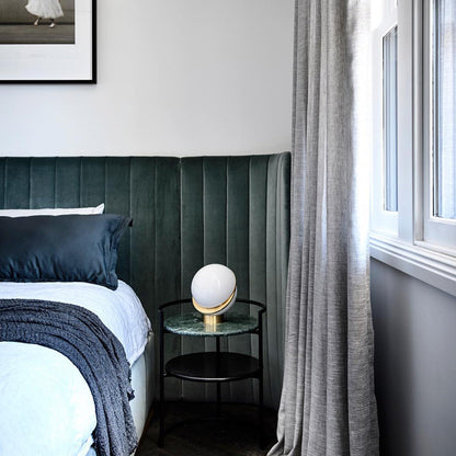 HalveMaanLuxe - Tischlampe mit einzigartiger Form und gemütlicher Atmosphäre