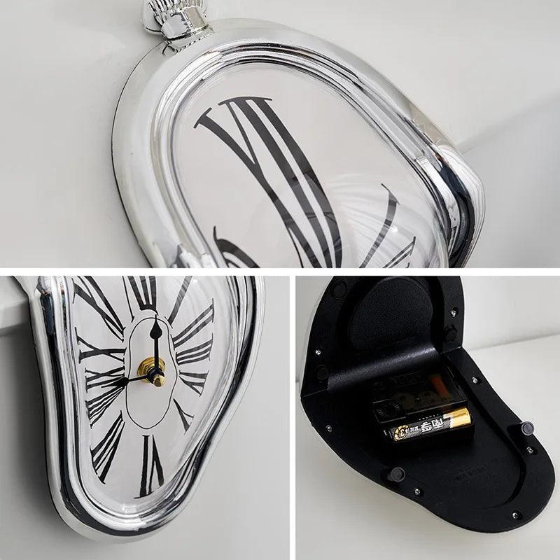 MeltClock - Horloge Murale Artistique Unique