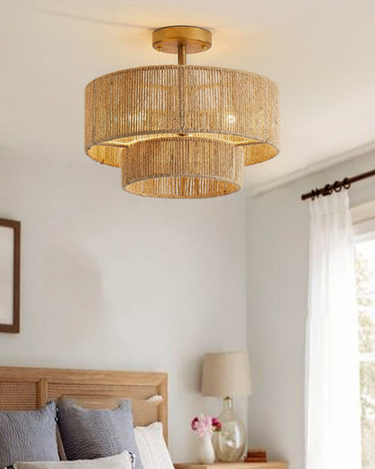 LuxeSolmaz - Ceiling Light with Subtle Finish and Luxurious Lighting