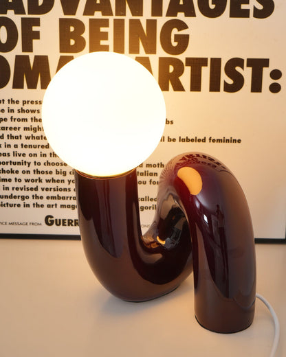 VortexLight - Lampe de table en verre spirale unique