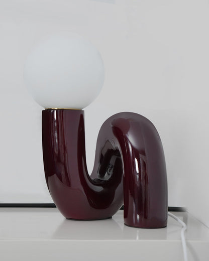 VortexLight - Lampe de table en verre spirale unique