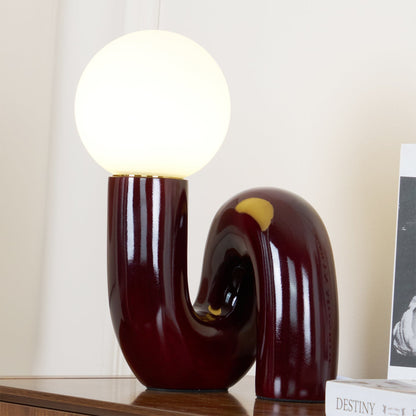 VortexLight - Lampe de table en verre spirale unique