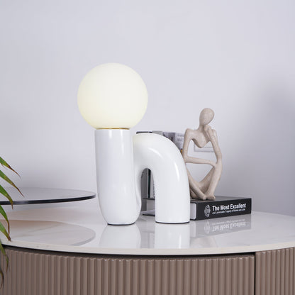 VortexLight - Lampe de table en verre spirale unique