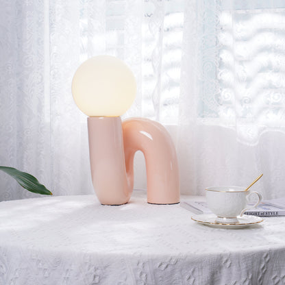 VortexLight - Lampe de table en verre spirale unique