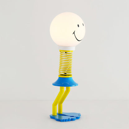 SpringGlow - Tischlampe mit Spiraldesign und Umgebungsbeleuchtung