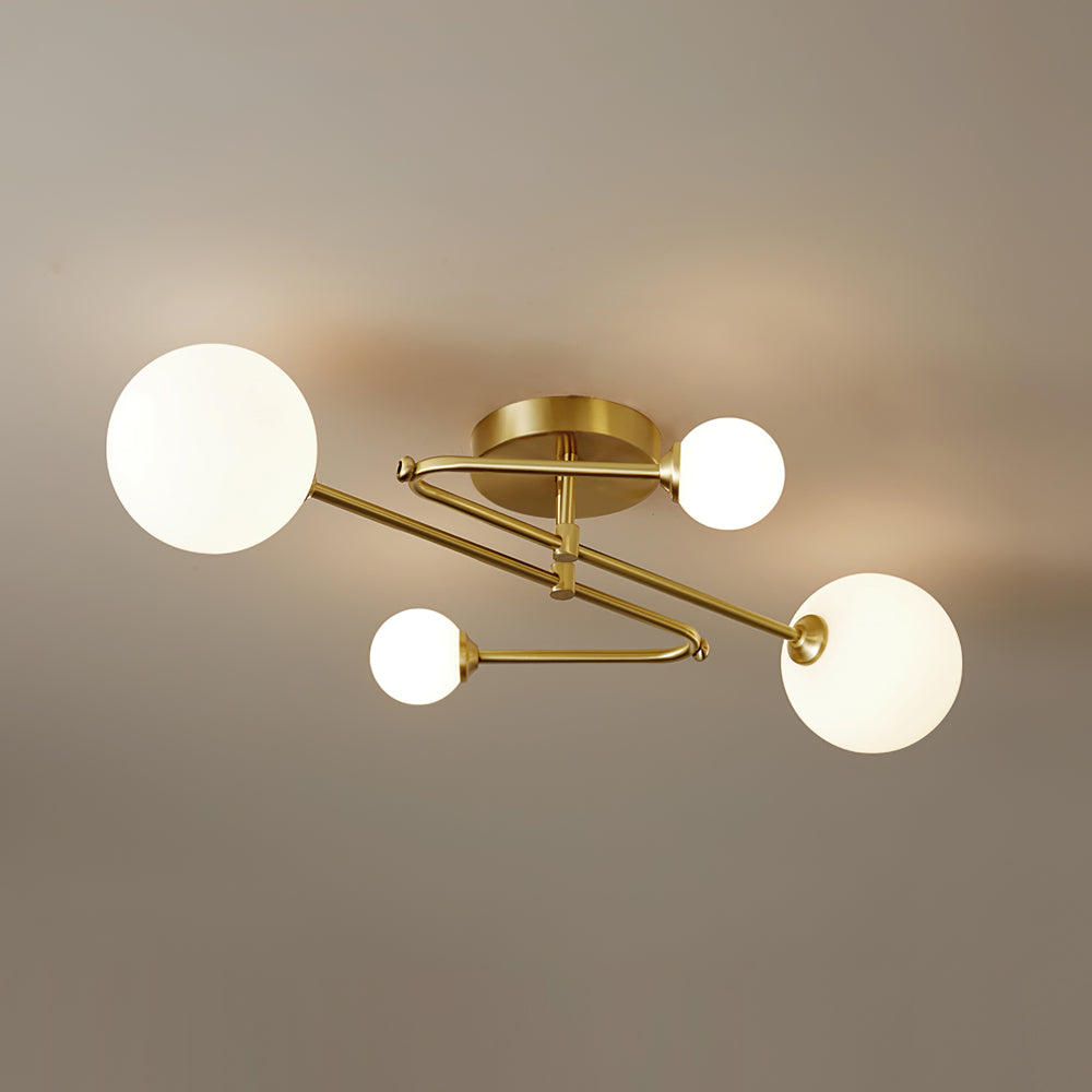 LuxeSputnik - Deckenlampe mit kosmischem Design und gemütlicher Beleuchtung
