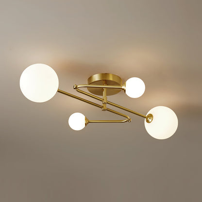 LuxeSputnik - Deckenlampe mit kosmischem Design und gemütlicher Beleuchtung
