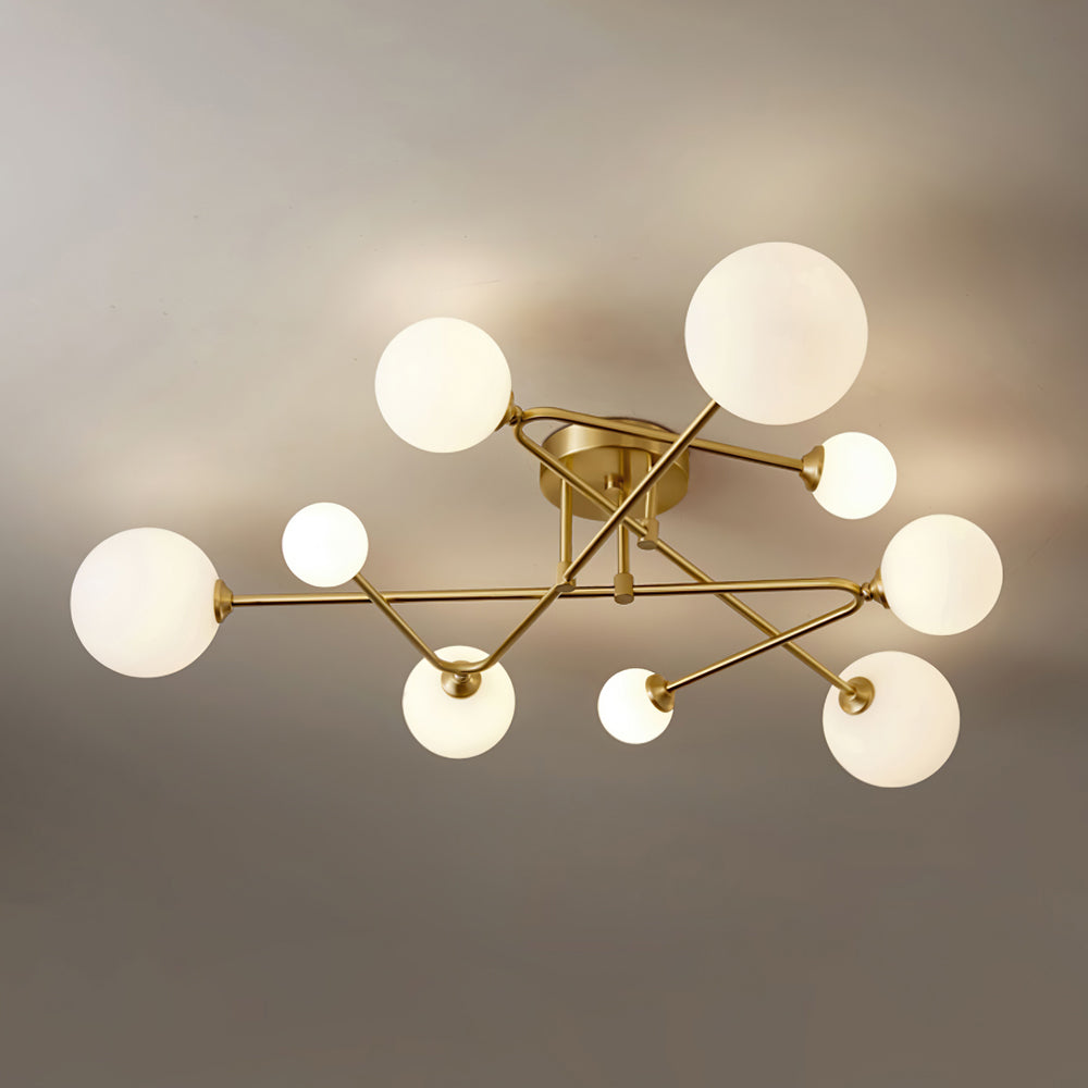LuxeSputnik - Deckenlampe mit kosmischem Design und gemütlicher Beleuchtung