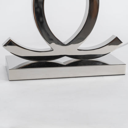 ShimmerLux - Scandinavian Style Table Lamp in Steel