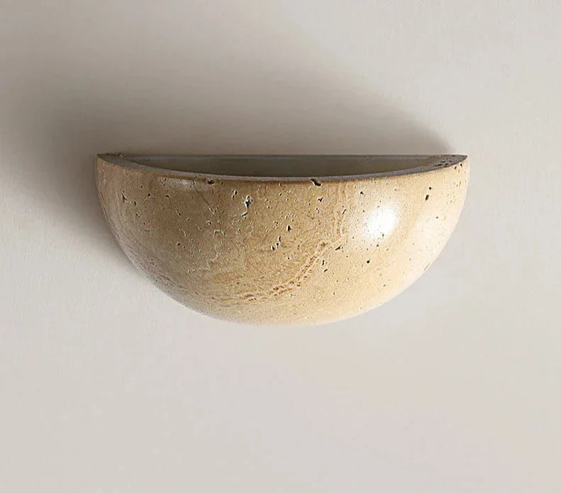 WabiSabiRock - Lampe murale en pierre Wabi Sabi