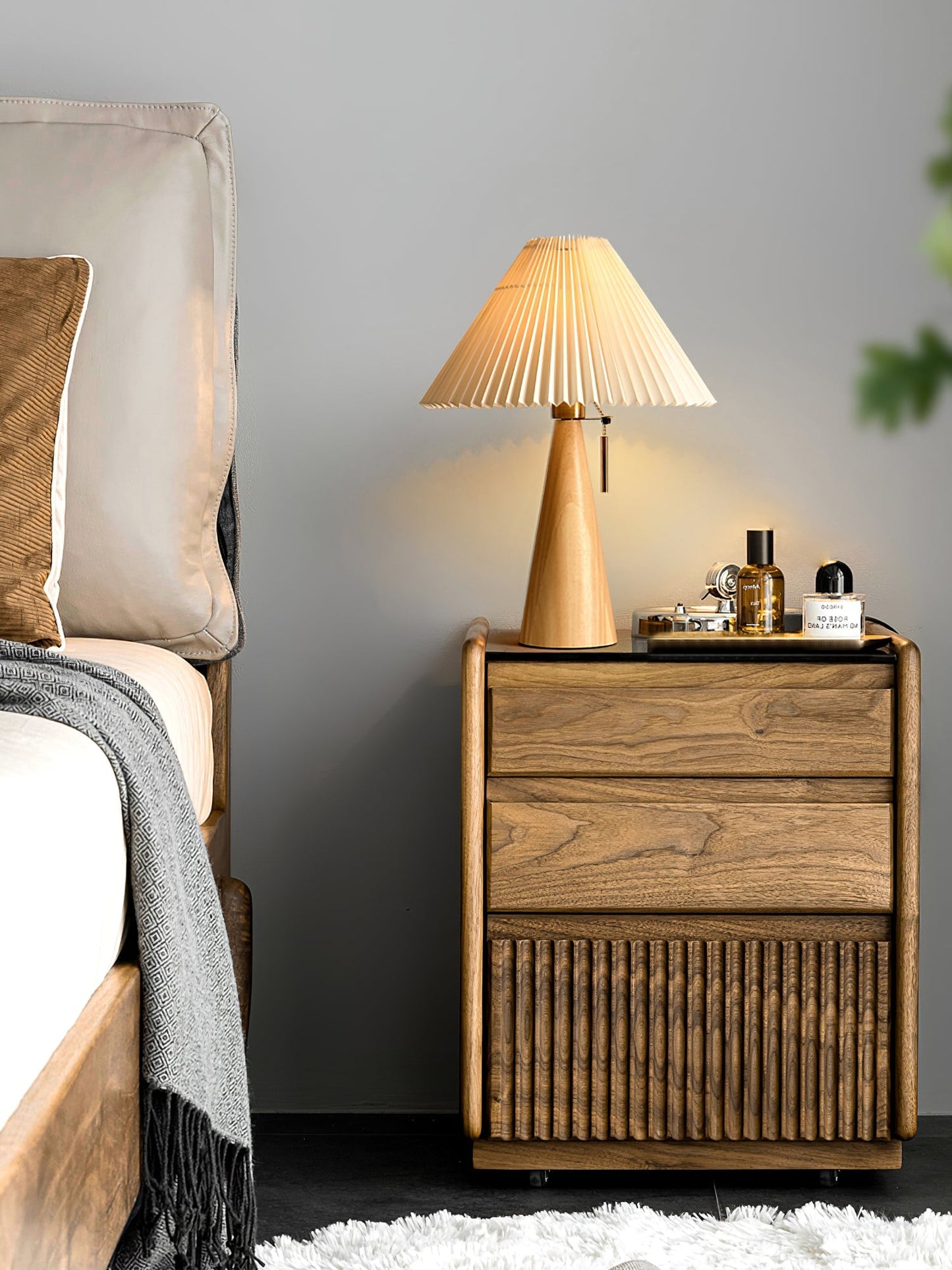 TimberLight - Moderne træ- og metallampe til bord