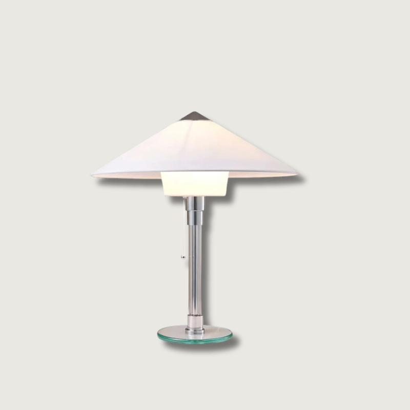 Wagenfeld Glow - Lampe de table élégante à forme minimaliste