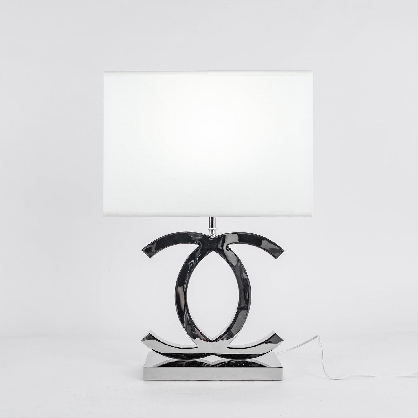 ShimmerLux - Scandinavian Style Table Lamp in Steel