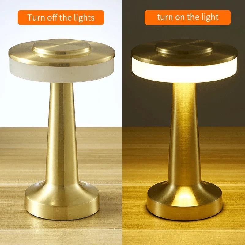 MetalAura - Lampe de table nordique