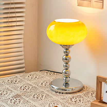 Vintagelight – Lampe de table de l'ère spatiale en verre et métal