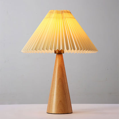 TimberLight - Moderne træ- og metallampe til bord