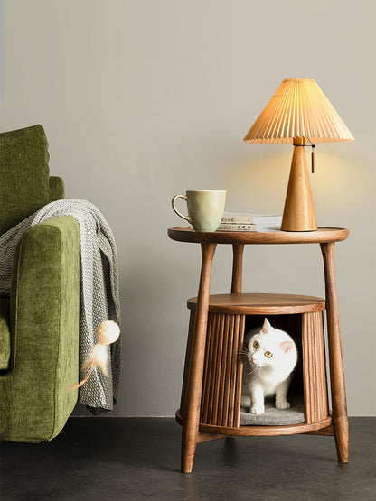 TimberLight - Moderne træ- og metallampe til bord