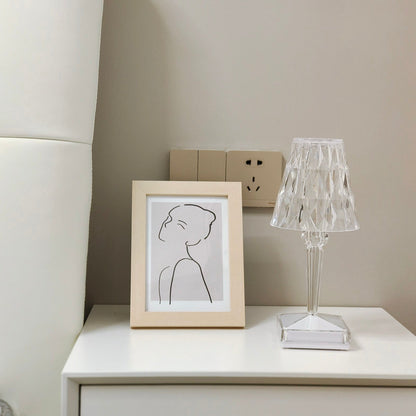 SparkLicht - Lampe de table moderne avec LED et effet glamour