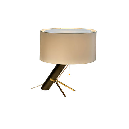 TranquilAura – Lampe de table élégante avec finition dorée