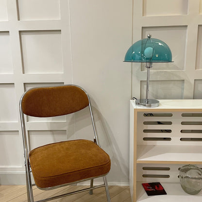 ClassicGlow - Sølv Metal og Akryl Bordlampe