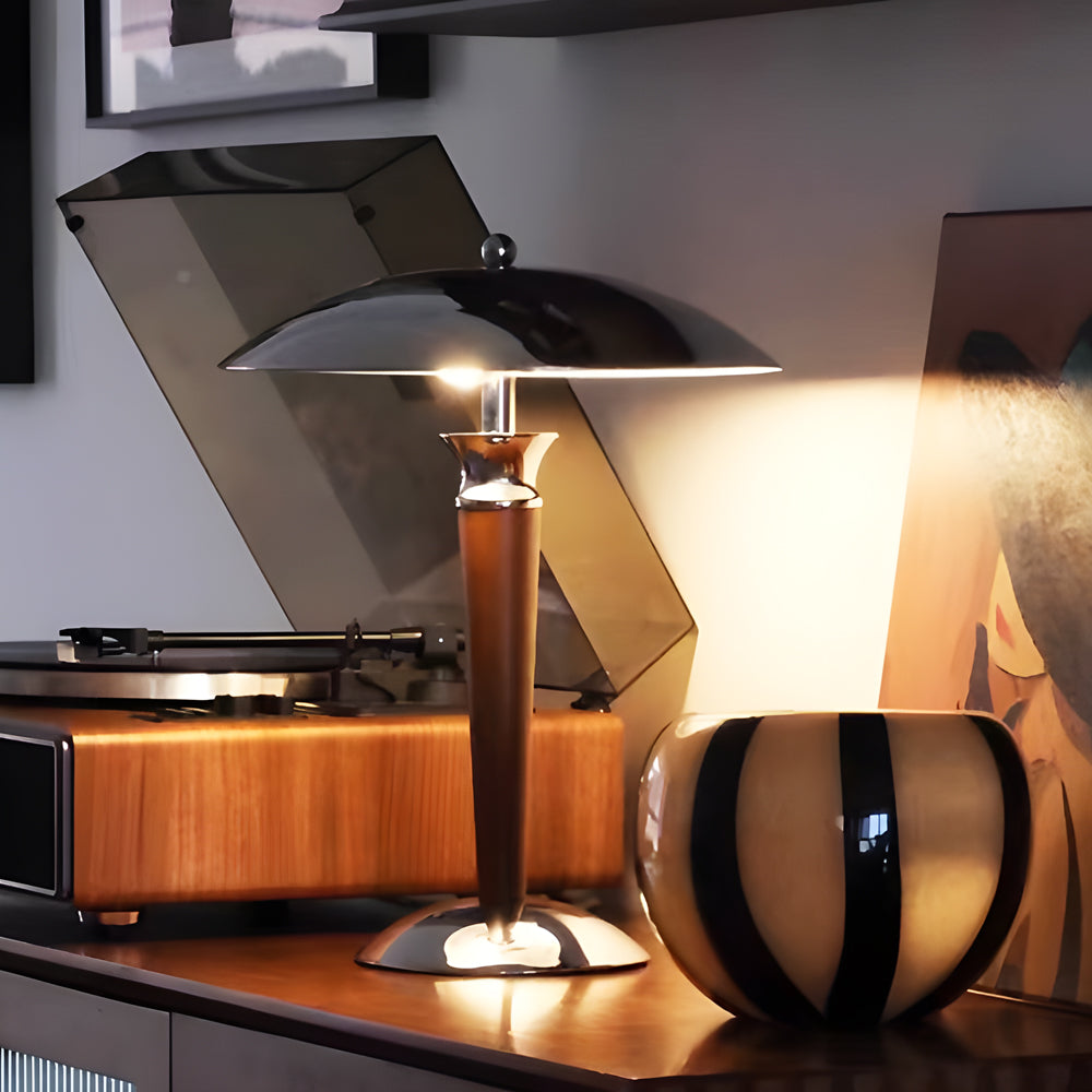 PaquebotLight - Tafellamp met chromen voet