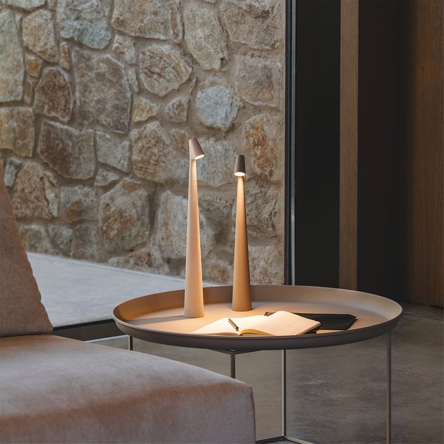 SolarGlow - Sustainable Rechargeable Table Lamp