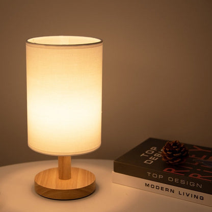 NordicGlow - LED skrivebordslampe lavet af massivt træ