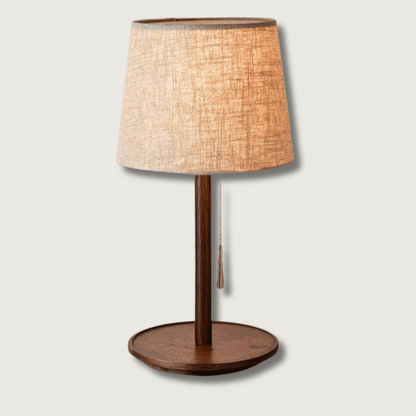 NobleWood - Valnød & Stof Bordlampe