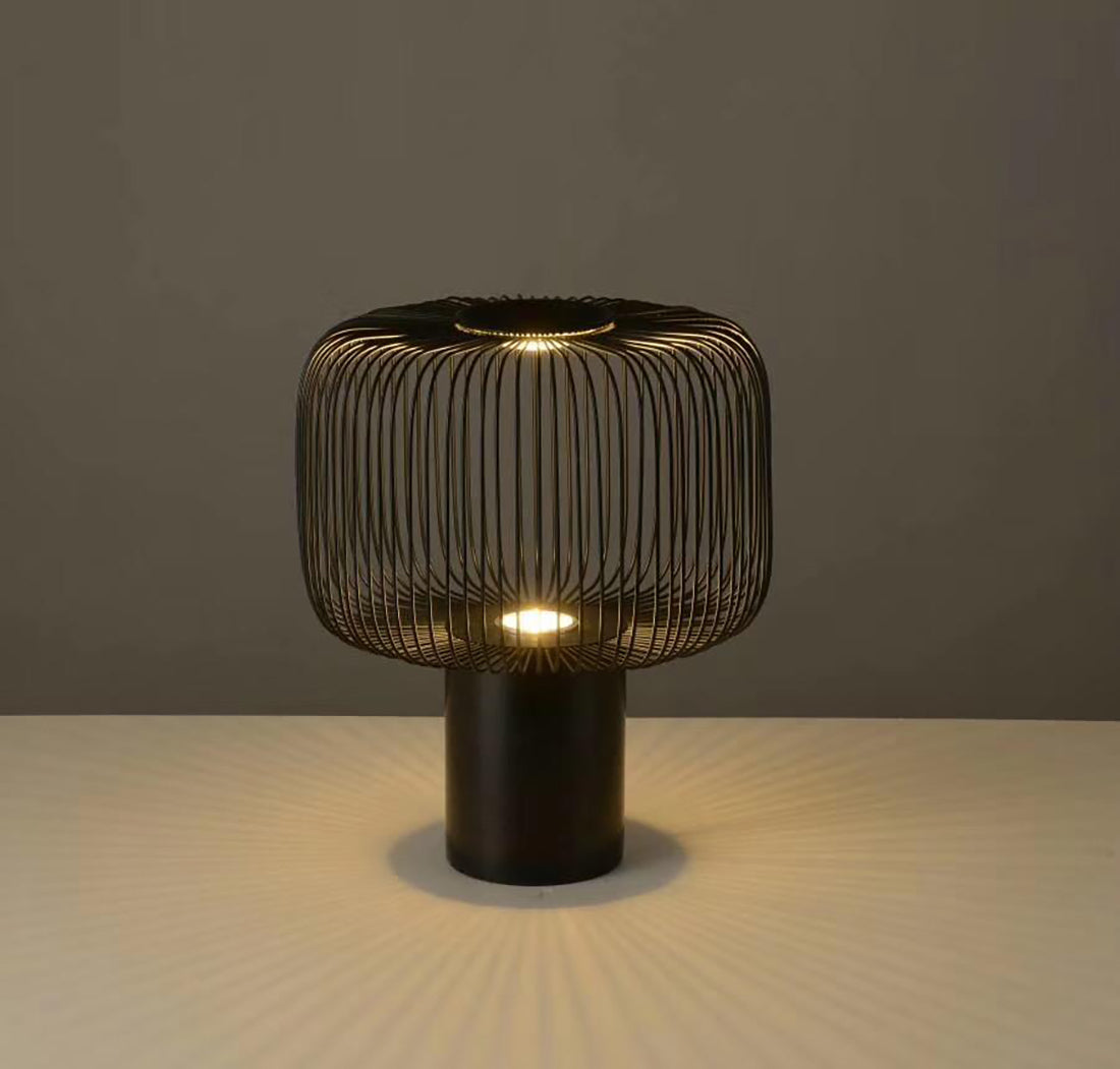 LuxeKeshi - Table Lamp with Modern Base and Subtle Lighting