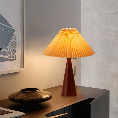 TimberLight - Moderne træ- og metallampe til bord
