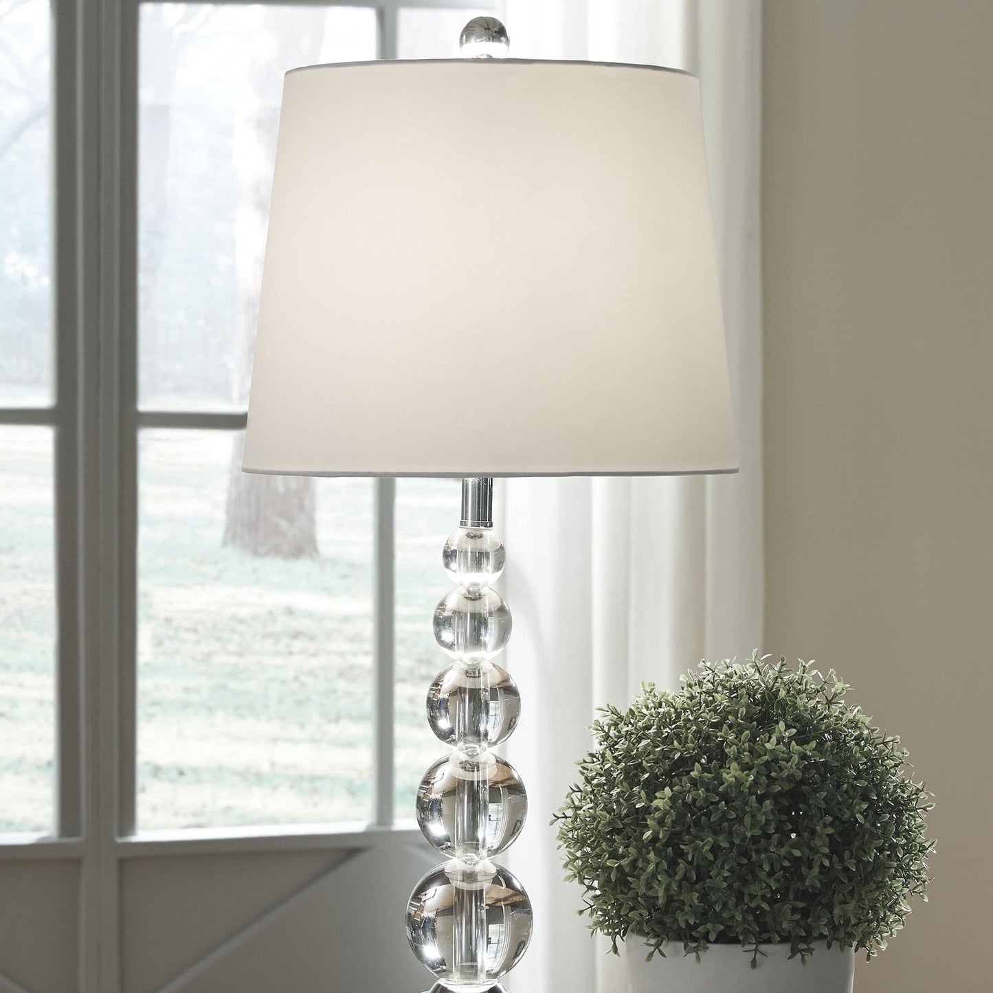 LichtSfeer - Bordlampe med elegant krystalkugleform