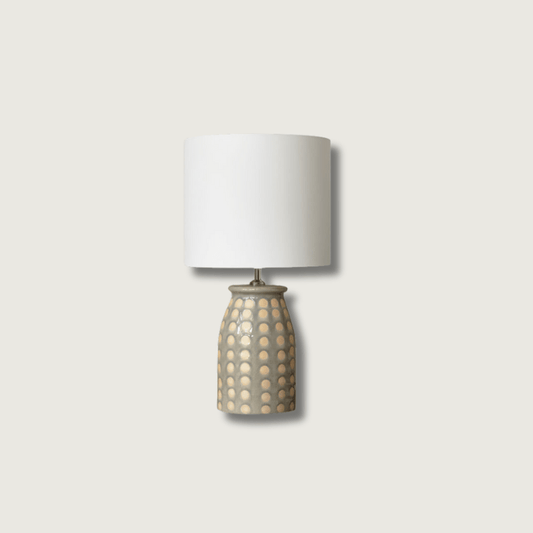 PatternLuxe – Farverig keramisk bordlampe med klassisk design