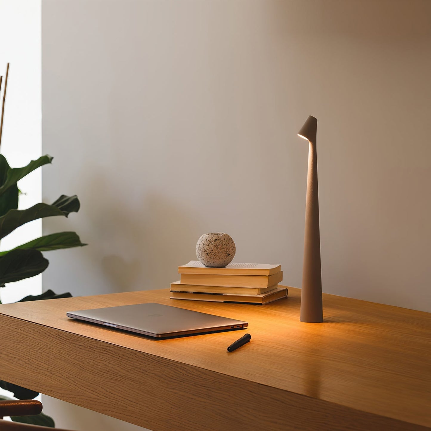 SolarGlow - Sustainable Rechargeable Table Lamp