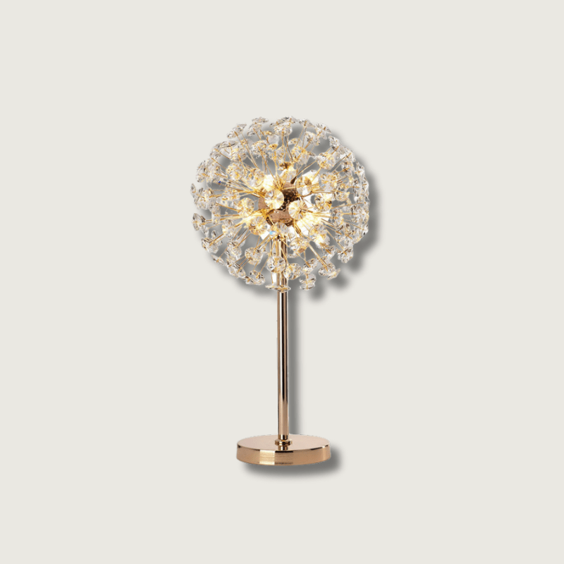 CrystalBloom - Bordlampe inspireret af mælkebøtte