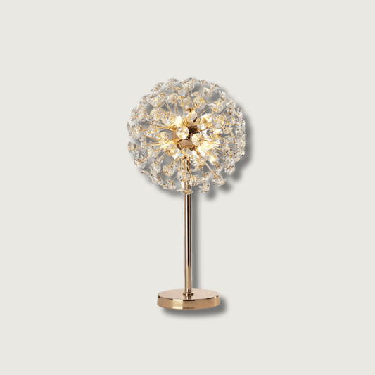 CrystalBloom - Bordlampe inspireret af mælkebøtte