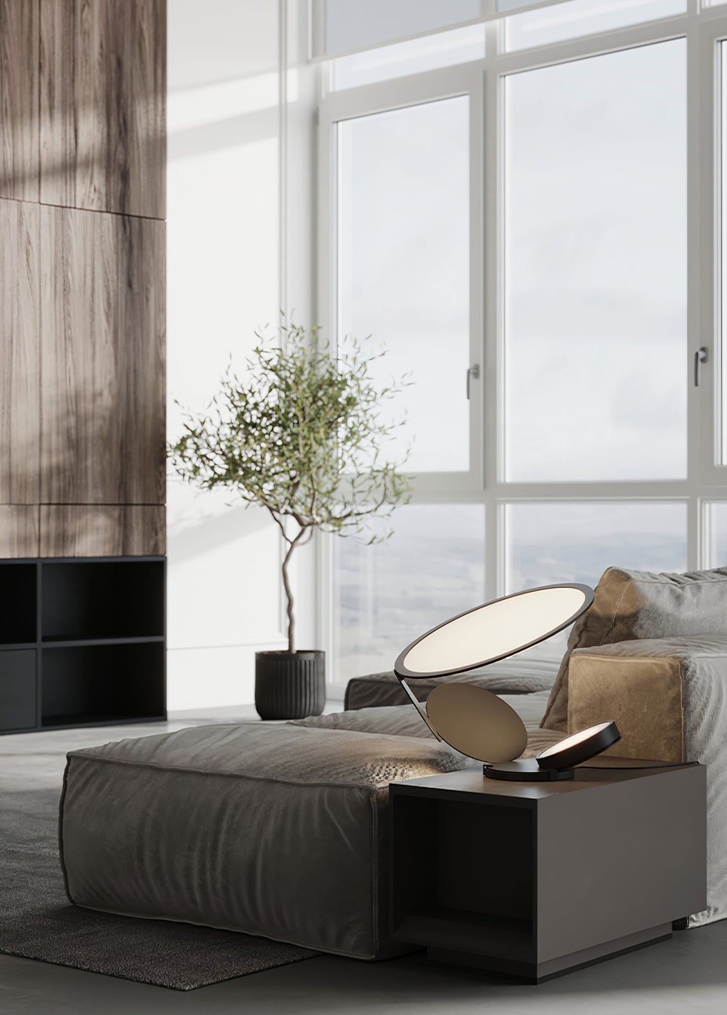 LightSlice - Stilfuld bordlampe med subtile snitdetaljer