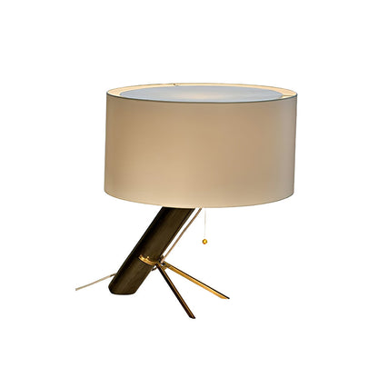 TranquilAura – Lampe de table élégante avec finition dorée