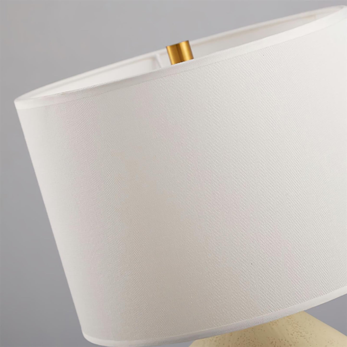 ModernGlow – Harpiks Bordlampe med Linnedskærm