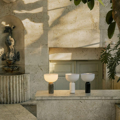 RajaStone - Lampe de table en marbre