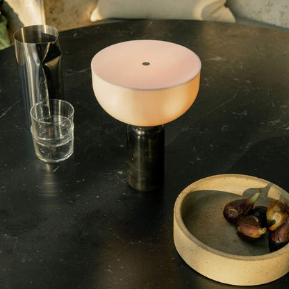 RajaStone - Lampe de table en marbre