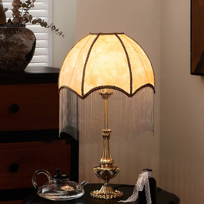 TasselLight - Table Lamp with Soft Tassels and Fine Beads