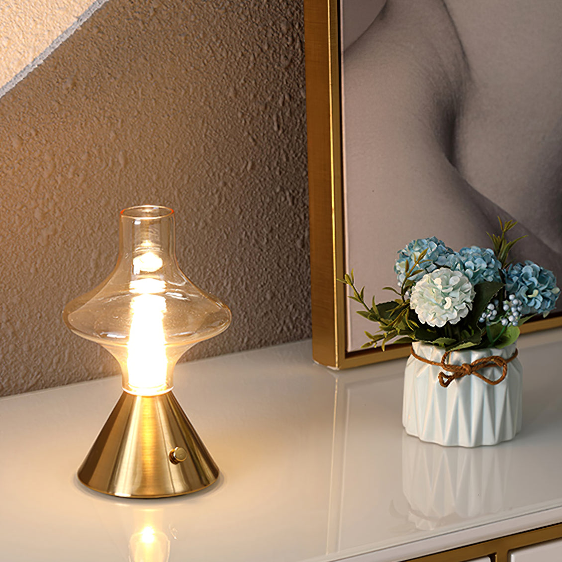 TheaterFlare - Lampe de table avec batterie