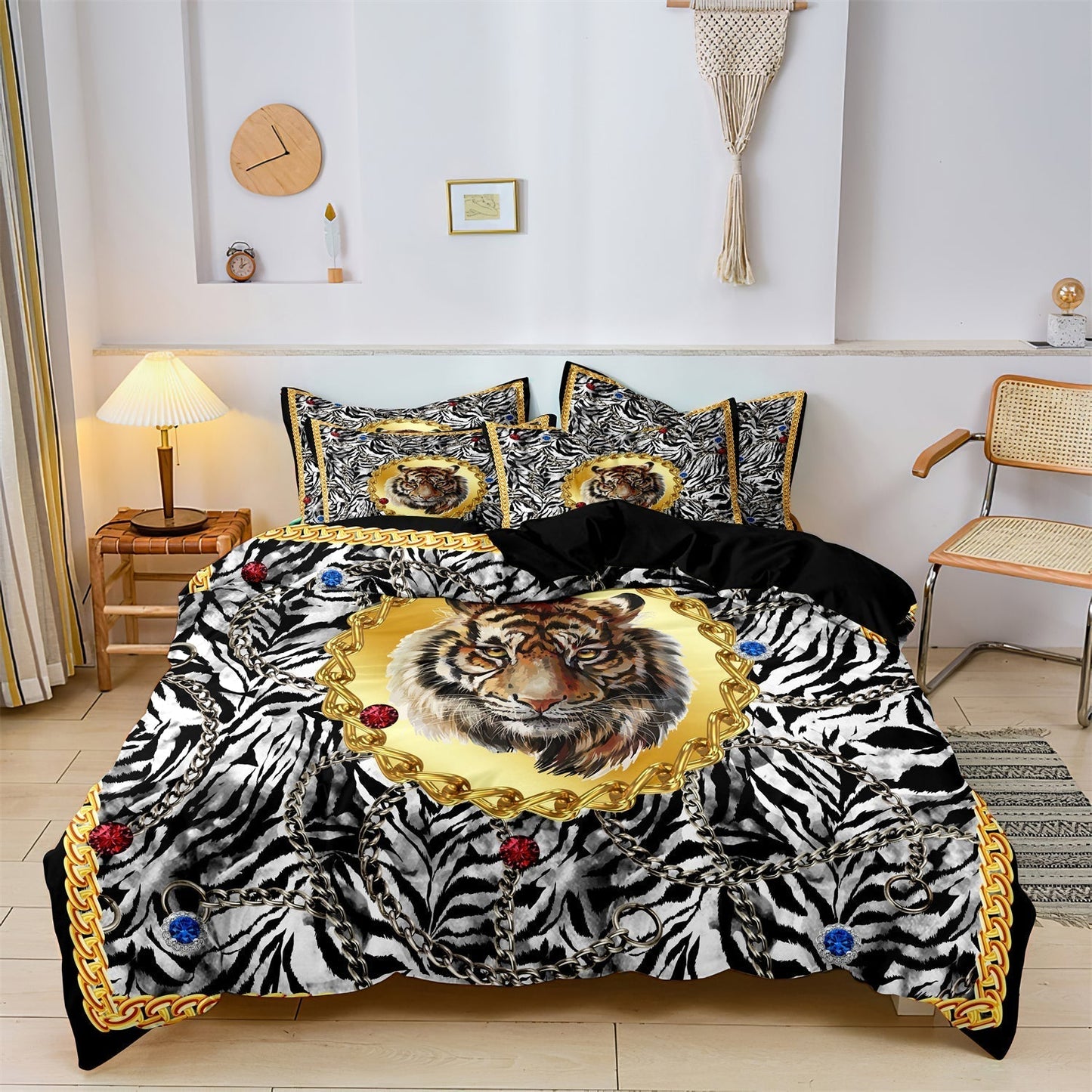 RoarGlow - Jungle Tiger Bettwäsche-Set für Kinder