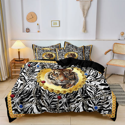 RoarGlow - Jungle Tiger Bettwäsche-Set für Kinder